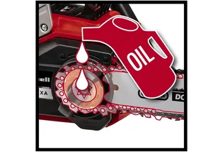 Akku-Kettensäge FORTEXXA 18/30 (1x 4,0Ah), 30 cm Schwertlänge, Set, 6-tlg., Einhell Power X‐Change Akku-System de Einhell, Rouge – image du produit 5 sur 5