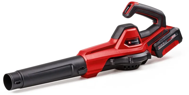 Akku-Laubbläser GE-UB 18/250 Li E, inkl. Akku, Ladegerät und 3 Blasaufsätzen von Einhell, Rot, Schwarz – Produktbild 5 von 5