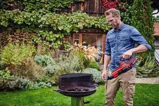 Akku-Laubbläser GE-UB 18/250 Li E-Solo, (4 St), ohne Akku, ohne Ladegeät de Einhell, Rouge – image du produit 2 sur 5