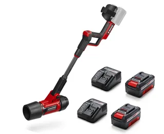 Akku-Laubbläser PROFESSIONAL GP-LB 36/270 Li E (2x4,0 Ah), mit Blasaufsatz, 2x Akku 18V 4,0Ah und 2x Ladegerät PXC Starter Kit C1 von Einhell, Rot, Schwarz – Produktbild 1 von 5
