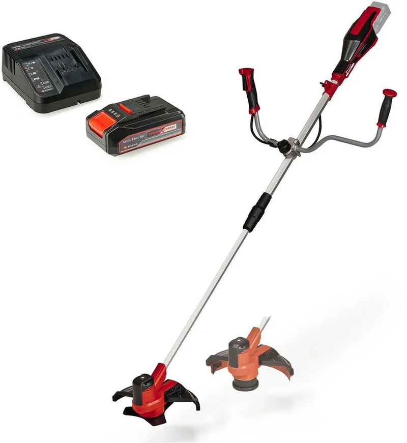 Akku-Motorsense Akku-Sense »AGILLO 18/200« (1x 2,5 Ah), 30 cm Arbeitsbreite Faden, Inkl. Akku und Ladegerät von Einhell, Rot, Schwarz – Produktbild 1 von 5