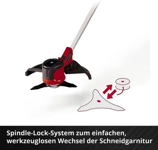 Akku-Motorsense Akku-Sense Agillo 36/255 BL Solo 36V (2 x 18V) Brushless Front-Motor van Einhell – productafbeelding 5 van 5