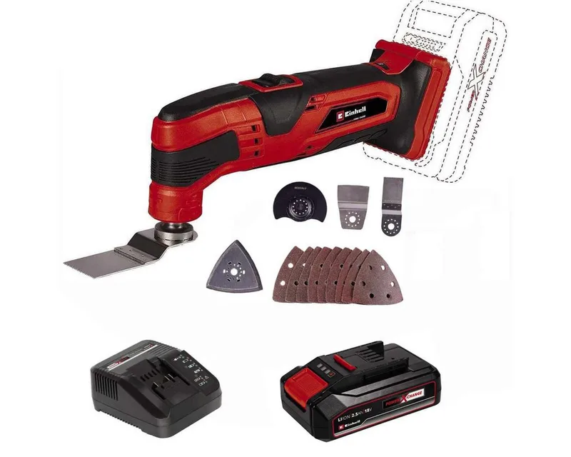 Akku-Multifunktionswerkzeug Akku-Multifunktionswerkzeug TC-MG 18 Li 18V Akku 2.5 Ah, Ladegerät by Einhell – product image 1 of 2