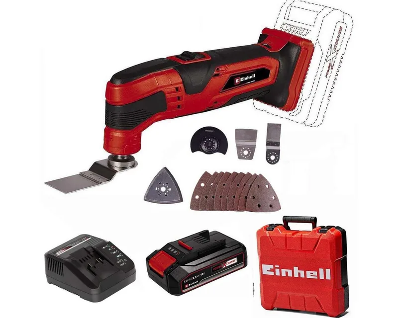 Akku-Multifunktionswerkzeug Multifunktionswerkzeug TC-MG 18 Li 18V Akku 2.5 Ah Ladegerät + Koffer by Einhell – product image 1 of 4