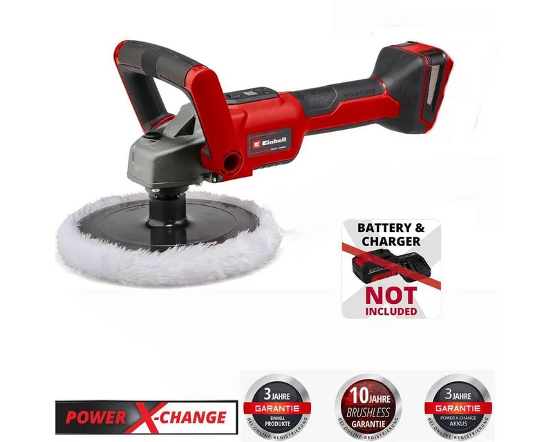 Akku-Poliermaschine Akku-Polier- / Schleifmaschine CE-CP 18/180 Li 18V Drehzahlregulierung de Einhell – image du produit 3 sur 5