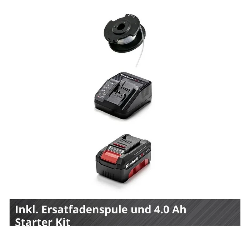 Akku-Rasentrimmer GE-CT 18/28 Li Set Akku Akku-Rasentrimmer inkl. Akku, Einstellbarer, inkl. Akku, Einstellbarer Holm, inkl. Ladegerät, mit Zubehör, Softgrif fra Einhell – produktbillede 3 af 5