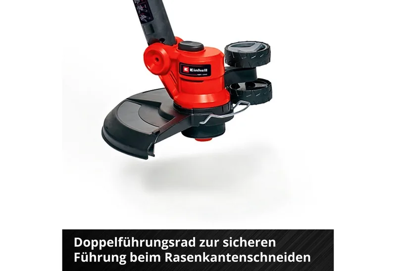 Akku-Rasentrimmer GE-CT 18/30 Li-Solo, 30 cm Arbeitsbreite Faden, ohne Akku und Ladegerät de Einhell, Rouge, Noir – image du produit 3 sur 5