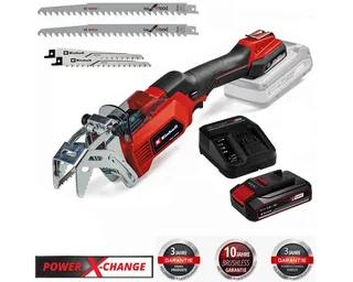 Akku-Säbelsäge Astsäge GE-GS 18 Li – 18 V & Akku 2,5 Ah + 2 Extra Sägeblätter Holz von Einhell – Produktbild 3 von 3