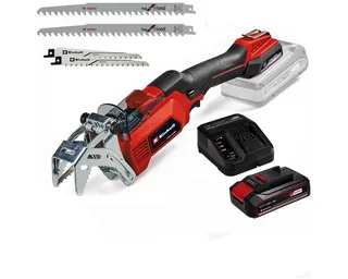 Akku-Säbelsäge Astsäge GE-GS 18 Li – 18 V & Akku 2,5 Ah + 2 Extra Sägeblätter Holz von Einhell – Produktbild 1 von 3