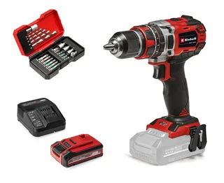 Akku-Schlagbohrschrauber PROFESSIONAL TP-CD 15/50 BL (1x4,0 Ah Plus), Inkl. Akku und Ladegerät by Einhell, Red, Black – product image 1 of 4