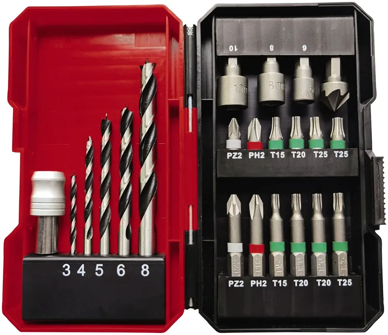 Akku-Schlagbohrschrauber TE-CD 18/2 Li-i +22 (1x2,5 Ah), max. 1250 U/min, inklusive Koffer, Akku und Ladegerät by Einhell, Red – product image 3 of 5
