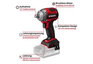 Akku-Schlagschrauber TP-CW 18/350-C Li BL Kit by Einhell – product image 3 of 5