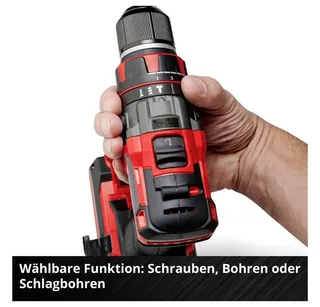 Akku-Schrauber TP-CD 18/80 Li-i Set Akku-Schlagbohrschrauber 4 Ah Li-Ion inkl. Akku, inkl. Akku, inkl. Ladegerät, inkl. Koffer de Einhell – image du produit 5 sur 5
