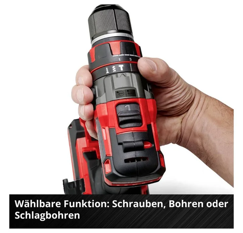 Akku-Schrauber TP-CD 18/80 Li-i Set Akku-Schlagbohrschrauber 4 Ah Li-Ion inkl. Akku, inkl. Akku, inkl. Ladegerät, inkl. Koffer de Einhell – image du produit 5 sur 5