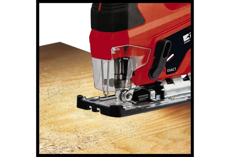 Akku-Stichsäge TC-JS 18 Li (1x2,5 Ah), inklusive Koffer, Akku und Ladegerät von Einhell, Rot, Schwarz – Produktbild 4 von 5