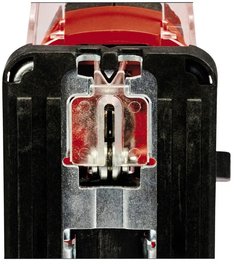 Akku-Stichsäge TC-JS 18 Li (1x2,5 Ah), inklusive Koffer, Akku und Ladegerät von Einhell, Rot, Schwarz – Produktbild 3 von 5