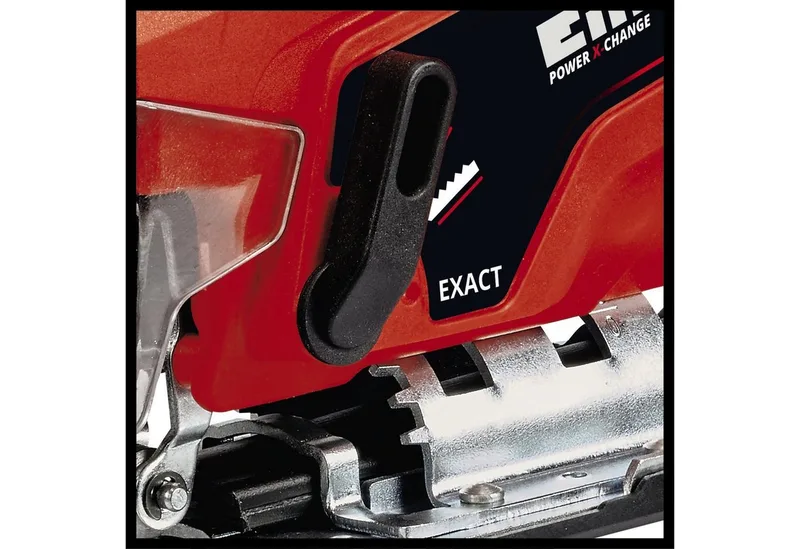 Akku-Stichsäge TC-JS 18 Li (1x2,5 Ah), inklusive Koffer, Akku und Ladegerät von Einhell, Rot, Schwarz – Produktbild 5 von 5