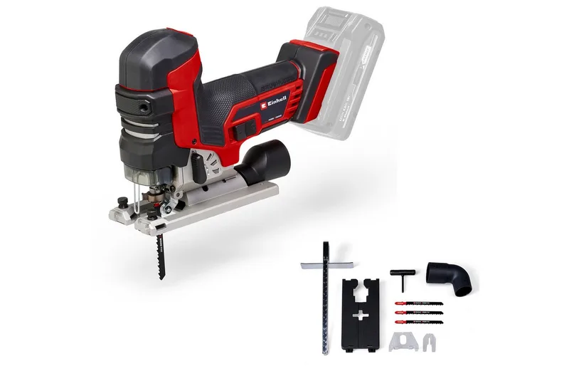 Akku-Stichsäge TP-JST 18/135, Set, 8-St., Einhell Professional, ohne Akku und Ladegerät by Einhell, Red, Black – product image 1 of 4