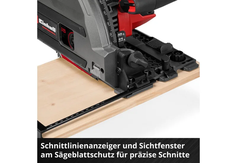 Akku-Tauchsäge TP-PS 18/165 Li BL - Solo, ohne Akku und Ladegerät von Einhell, Grau, Rot, Schwarz – Produktbild 3 von 3