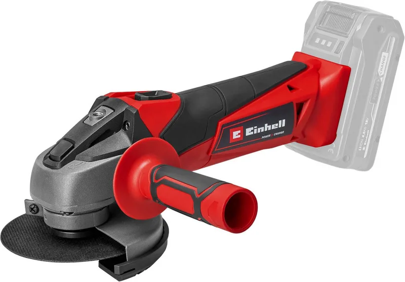 Akku-Winkelschleifer TC-AG 18/115 Li-Solo, max. 8500 U/min, Power X-Change, 115 mm, ohne Akku und Ladegerät de Einhell, Rouge, Noir – image du produit 1 sur 4