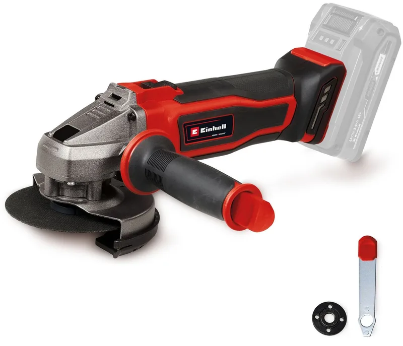 Akku-Winkelschleifer TE-AG 18/115-2 Li - Solo, ohne Akku und Ladegerät von Einhell, Rot – Produktbild 1 von 5