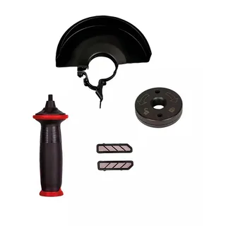 Akku-Winkelschleifer TP-AG 18/125 CE Q Li - Solo, max. 10500 U/min, ohne Akku und Ladegerät de Einhell, Rouge – image du produit 2 sur 6