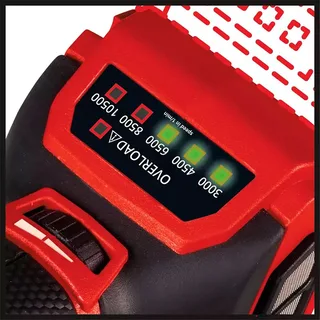 Akku-Winkelschleifer TP-AG 18/125 CE Q Li - Solo, max. 10500 U/min, ohne Akku und Ladegerät de Einhell, Rouge – image du produit 5 sur 6