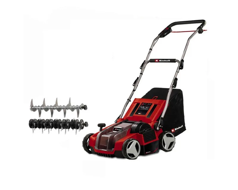 Akkurasenmäher Akku-Vertikutierer-Lüfter GE-SA 36/35 Li-Solo 36V (2 x 18V) Brushless von Einhell – Produktbild