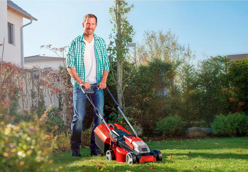 Akkurasenmäher GE-CM 18/30 Li-Solo, 30 cm Schnittbreite, ohne Akku und Ladegerät de Einhell, Rouge – image du produit 4 sur 4