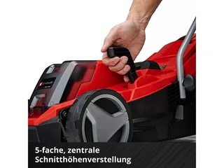 Akkurasenmäher Rasentrimmer Gartengeräte-Set GE-CM 18/33 Li, 33 cm Schnittbreite, Set aus Akku-Rasenmäher und Akku-Rasentrimmer de Einhell, Rouge – image du produit 5 sur 5