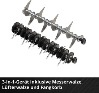 Akkurasenmäher Vertikutierer-Lüfter GE-SA 36/35 Li- 36V (2 x 18V) mit 2 x Akku 4.0 Ah von Einhell – Produktbild 5 von 5