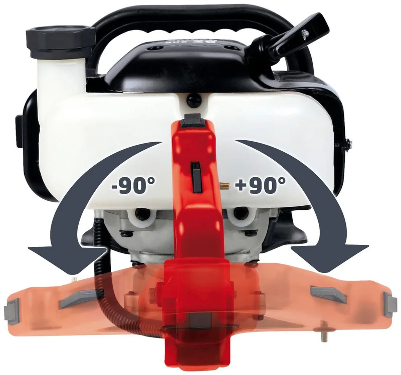 Benzin-Heckenschere GE-PH 2555 A, 55 cm Schnittlänge von Einhell, Rot – Produktbild 4 von 4