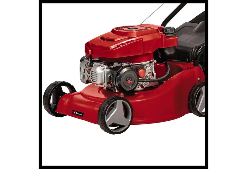 Benzine Grasmaaier GC-PM 40/2 - 132 cm³ - 2 kW - 4-takt - Maaibreedte: 40 cm - Aanbevolen gazonoppervlakte: tot 800 m² - 45 L opvangbak - Maaihoogte: 25-60 mm de Einhell – image du produit 3 sur 5