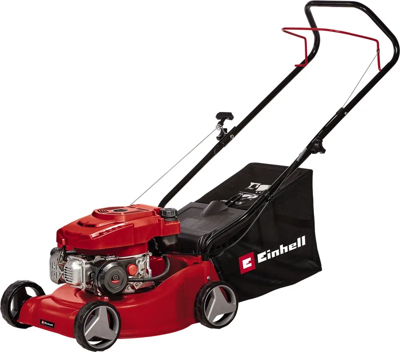 Benzine Grasmaaier GC-PM 40/2 - 132 cm³ - 2 kW - 4-takt - Maaibreedte: 40 cm - Aanbevolen gazonoppervlakte: tot 800 m² - 45 L opvangbak - Maaihoogte: 25-60 mm de Einhell – image du produit 1 sur 5