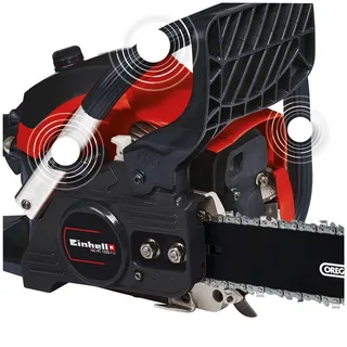 Benzine Kettingzaag GC-PC 1335/1 I - 37,2 cm³ - 1,3 kW - 2-takt - Zwaardlengte: 35 cm - Max. Zaaglengte: 34,5 cm - Kettingsnelheid: 21,9 m/s - Automatische kettingsmering de Einhell – image du produit 3 sur 5