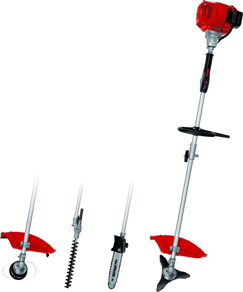 Benzine Tuin-Multitool GC-MM 52 I AS - 51,7 cm³ - 1,5 kW - 2-takt - Grastimmer, Heggenschaar, Kettingzaag en Bosmaaier in 1 de Einhell – image du produit