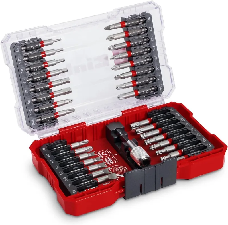 Bit-Set Einhell M-CASE 33-tlg. Bit-Set (für Akkuschrauber und Bohrmaschinen mi, 33-St., Einhell M-CASE 33-tlg. Bit-Set (für Akkuschrauber und Bohrmaschinen mi von Einhell – Produktbild 1 von 4