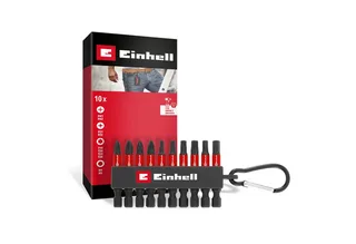 Bit-Set Original Einhell Impact-Bit-Set 10-tlg. (50-mm-Bits PH/PZ/T/H, S2-Stah, 10-St., Original Einhell Impact-Bit-Set 10-tlg. (50-mm-Bits PH/PZ/T/H, S2-Stah de Einhell – image du produit 1 sur 5