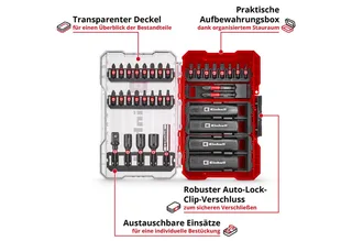 Bit-Set Original Einhell M-CASE 35-tlg. Impact-Bit- und Stecknuss-Set (25-mm-B, 34-St., M-CASE 35-tlg. Impact-Bit- und Stecknuss-Set de Einhell – image du produit 3 sur 4