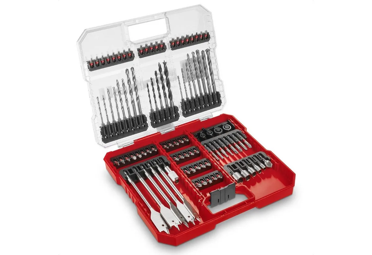 Bit-Set Original Einhell XL-CASE 95-tlg. Bit- und Bohrer-Set (Bits, diverse Bo, 95-St., Original Einhell XL-CASE 95-tlg. Bit- und Bohrer-Set (Bits, diverse Bo de Einhell – image du produit