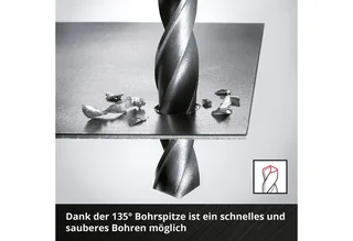 Bohrer- und Bit-Set Original Einhell 19-tlg. HSS-R Metallbohrer-Set (HSS 4241 Stahl, schwa, (19x HSS-R Metallbohrer (1 / 1,5 / 2 / 2,5 / 3 / 3,5 / 4 / 4,5 / 5 / 5,5 / 6 / 6,5 / 7 / 7,5 / 8 / 8,5 / 9 / 9,5 / 10 mm), 1x Aufbewahrungskassette (15,0 x 8,7 x 3,5 cm), 19-tlg), Original Einhell 19 by Einhell, Black – product image 4 of 5