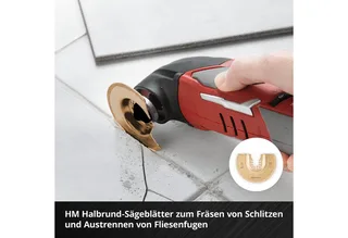 Bohrer- und Bit-Set Original Einhell XL-PLUS-CASE 10-tlg. Multitool-Set (HCS Halbrund-Säge, (2x HM Halbrund-Sägeblätter (87 mm), 2x HM Delta-Raspeln (80 mm), 1x HM Segmentsägeblatt (57 mm), 2x HCS Halbrund-Sägeblätter (87 mm), 1x Starrer Schaber (50 mm), 2x Adapter für Dremel, 1x Aufbewahrun by Einhell, Black – product image 5 of 5