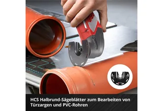Bohrer- und Bit-Set Original Einhell XL-PLUS-CASE 10-tlg. Multitool-Set (HCS Halbrund-Säge, (2x HM Halbrund-Sägeblätter (87 mm), 2x HM Delta-Raspeln (80 mm), 1x HM Segmentsägeblatt (57 mm), 2x HCS Halbrund-Sägeblätter (87 mm), 1x Starrer Schaber (50 mm), 2x Adapter für Dremel, 1x Aufbewahrun by Einhell, Black – product image 4 of 5