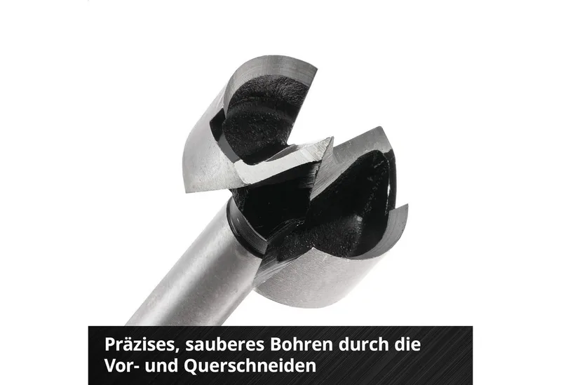 Bohrer- und Bitset Original Einhell M-CASE 5-tlg. Forstnerbohrer-Set (aus C65 Stahl, E 6., 5-St., Original Einhell M-CASE 5-tlg. Forstnerbohrer-Set (aus C65 Stahl, E 6. van Einhell – productafbeelding 5 van 5