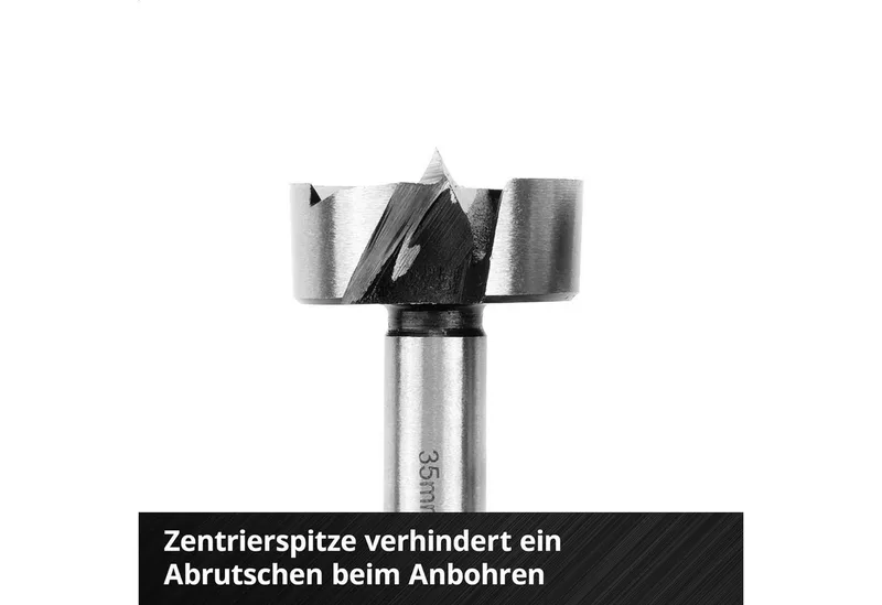 Bohrer- und Bitset Original Einhell M-CASE 5-tlg. Forstnerbohrer-Set (aus C65 Stahl, E 6., 5-St., Original Einhell M-CASE 5-tlg. Forstnerbohrer-Set (aus C65 Stahl, E 6. van Einhell – productafbeelding 4 van 5