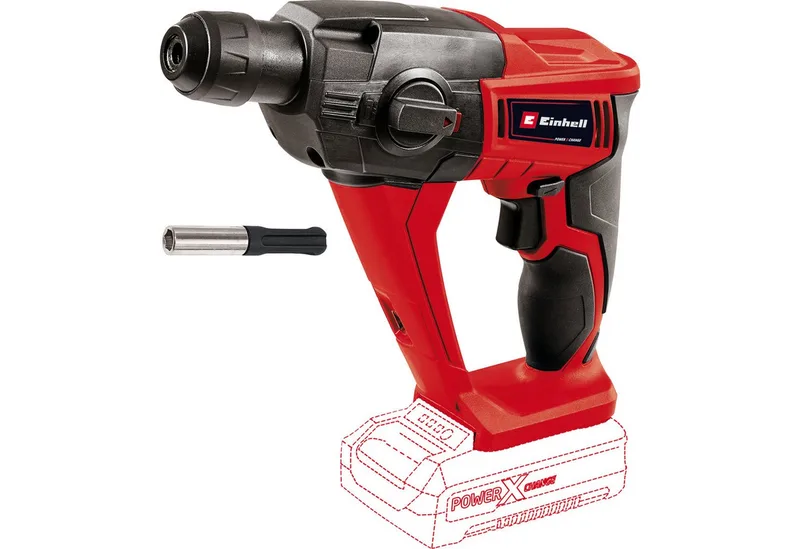 Bohrmaschine EINHELL Power X-Change Akku-Bohrhammer TE-HD 18 by Einhell, Red – product image 2 of 5