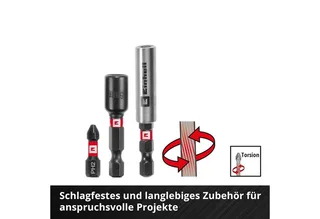Boor-/Bitset - 95-delig - XL-CASE van Einhell – productafbeelding 4 van 4