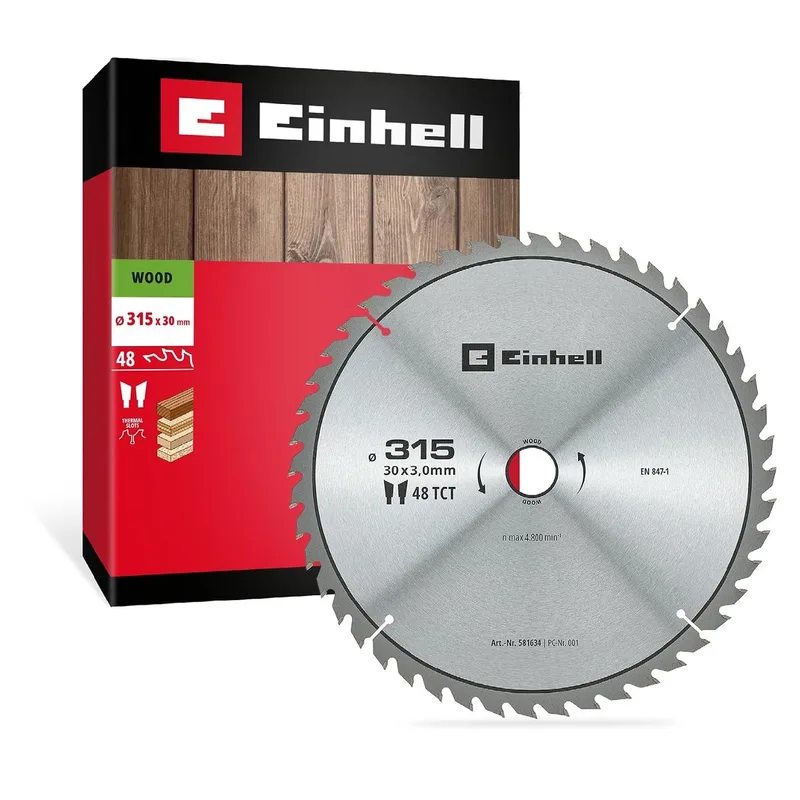 cirkelzaagblad, hout, Ø 315 x 30 mm, 48 tanden de Einhell – image du produit
