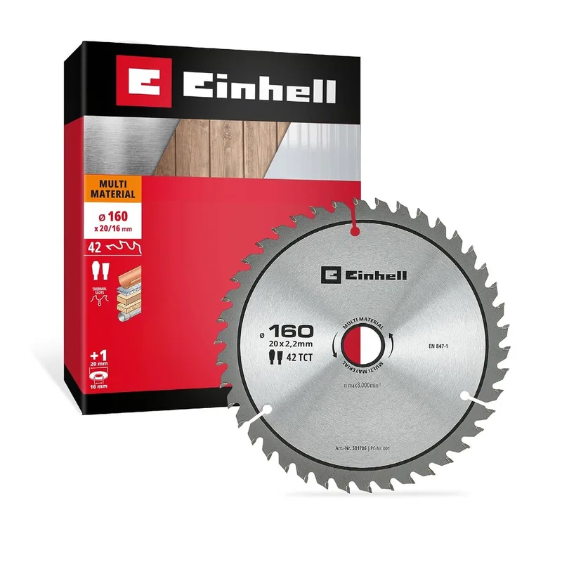 cirkelzaagblad, multi-materiaal, Ø 160 x 20 mm, 42 tanden by Einhell – product image