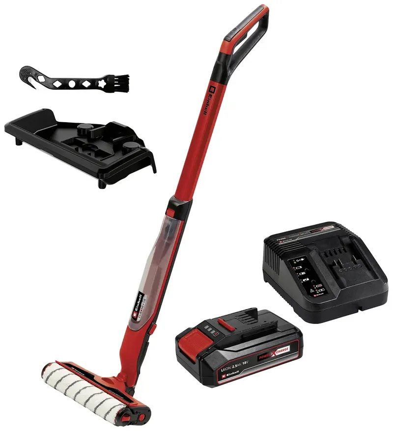 CLEANEXXO Power X-Change 1x 2,5Ah Hartbodenreiniger inkl. Akku, inkl. Ladegerät van Einhell – productafbeelding